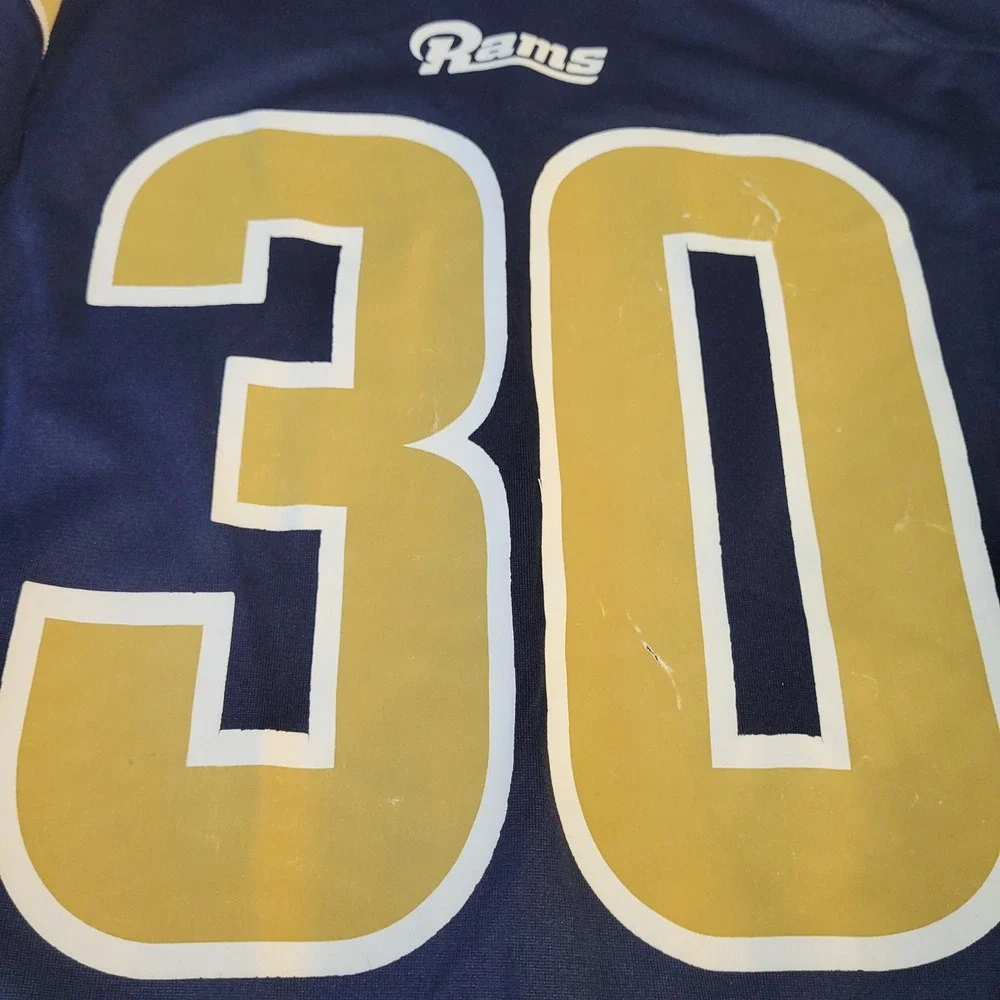 Nike Los Angeles Rams Todd Gurley II 30 Football Jersey Mens XL Navy Blue Gold